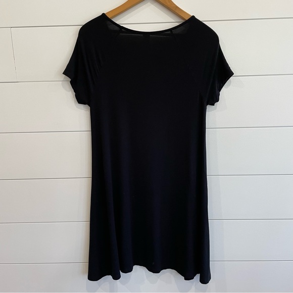 Black T-shirt Dress - Picture 2 of 5